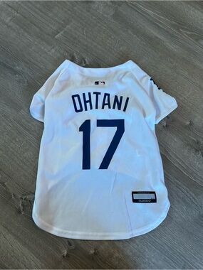 LA DODGERS Baseball Jersey White with Navy OHTANI